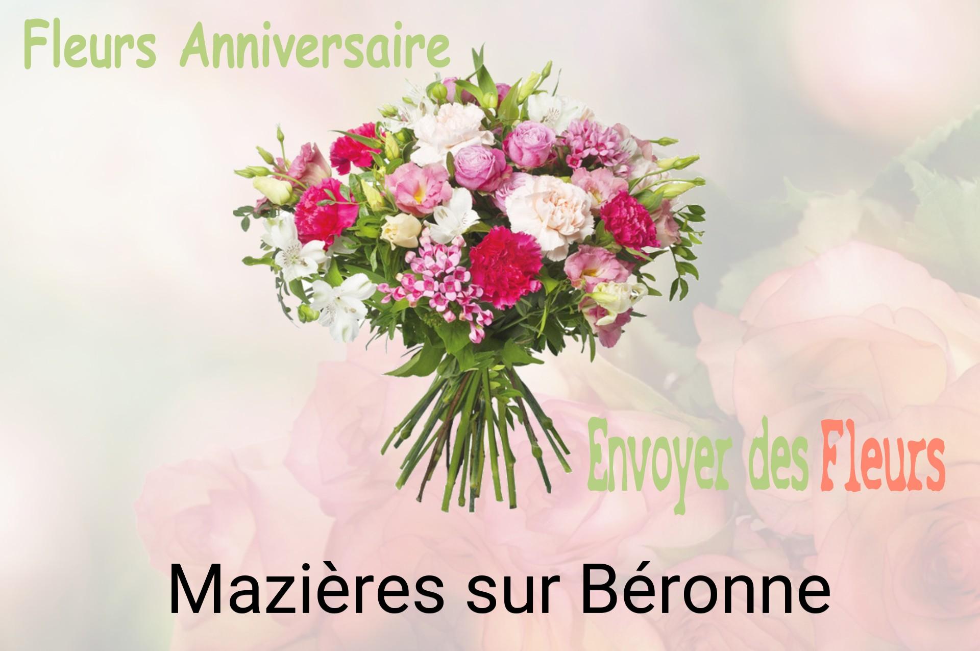 Bouquet de fleurs d’anniversaire livré à Mazières-sur-Béronne