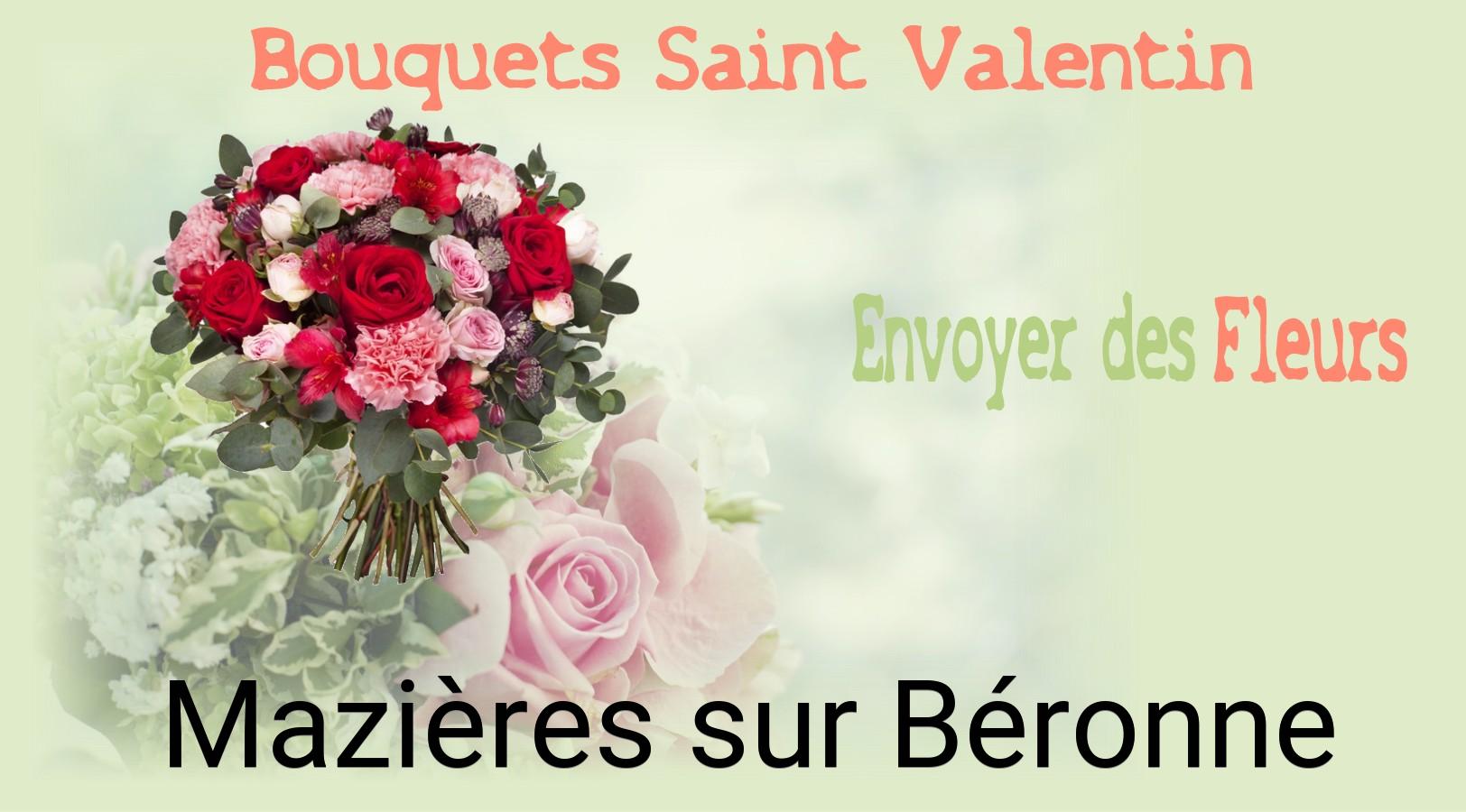 Roses de Saint-Valentin livrées à Mazières-sur-Béronne